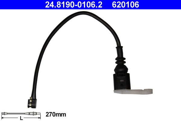 Warning Contact, brake pad wear (24.8190-0106.2)