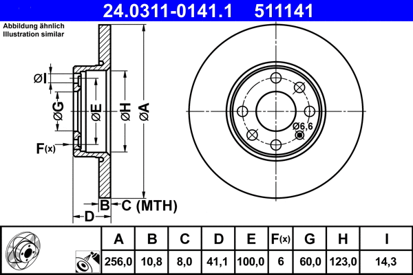 Brake Disc (24.0311-0141.1)