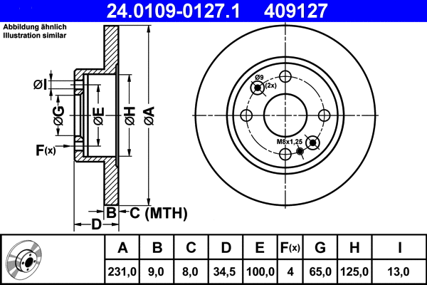 Brake Disc (24.0109-0127.1)