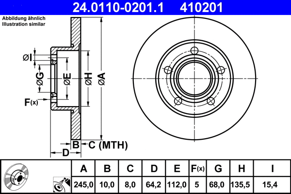 Brake Disc (24.0110-0201.1)