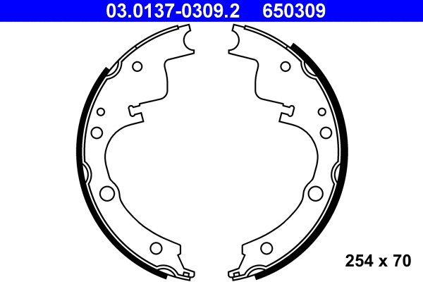 Brake Shoe Set (03.0137-0309.2)