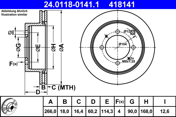 Brake Disc (24.0118-0141.1)