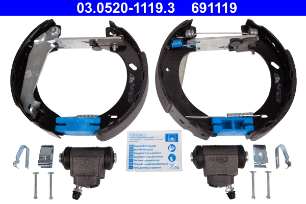 Brake Shoe Set (03.0520-1119.3)
