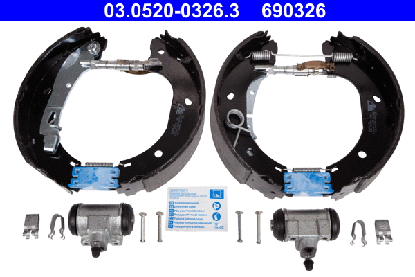 Brake Shoe Set (03.0520-0326.3)