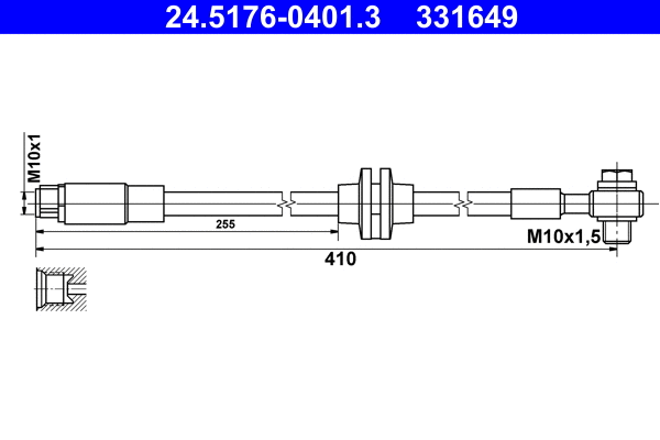 Brake Hose (24.5176-0401.3)