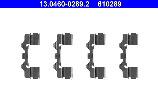Accessory Kit, disc brake pad (13.0460-0289.2)