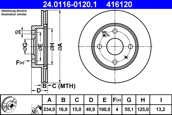 Brake Disc (24.0116-0120.1)