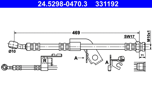 Brake Hose (24.5298-0470.3)