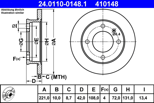 Brake Disc (24.0110-0148.1)