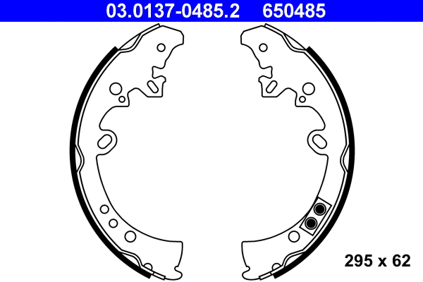 Brake Shoe Set (03.0137-0485.2)