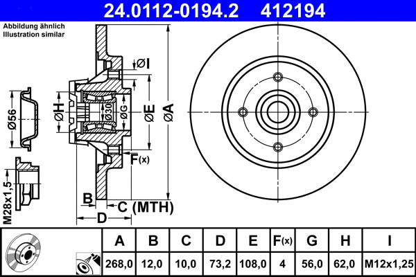 Brake Disc (24.0112-0194.2)
