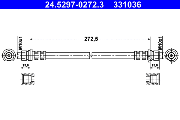 Brake Hose (24.5297-0272.3)
