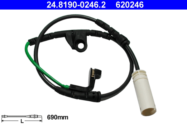 Warning Contact, brake pad wear (24.8190-0246.2)
