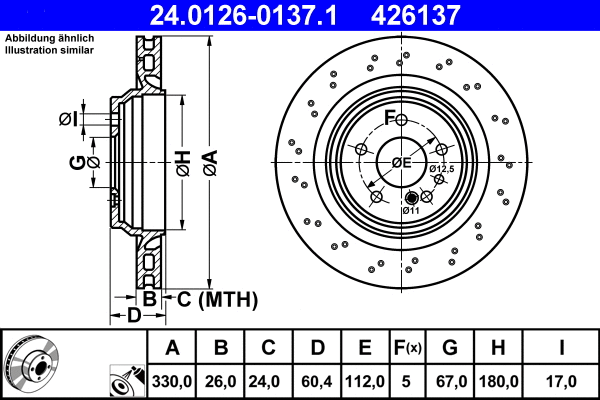 Brake Disc (24.0126-0137.1)
