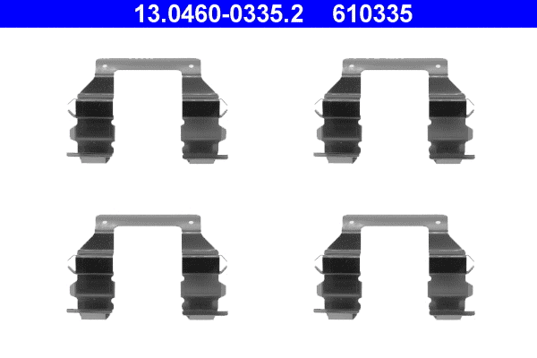 Accessory Kit, disc brake pad (13.0460-0335.2)