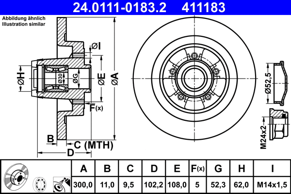 Brake Disc (24.0111-0183.2)