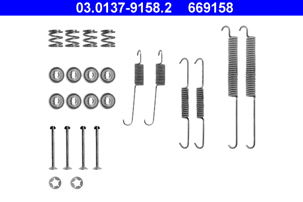 Accessory Kit, brake shoes (03.0137-9158.2)