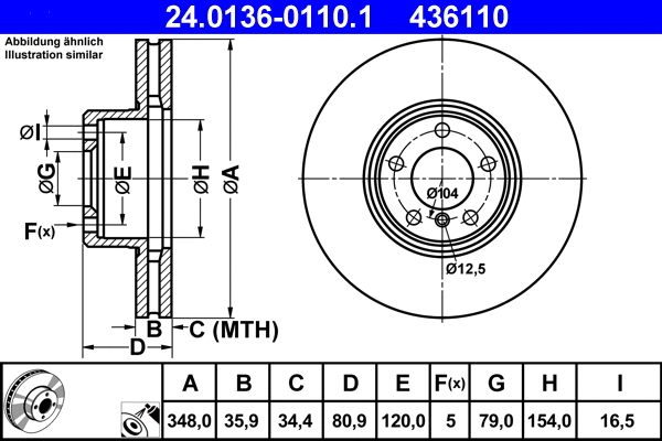 Brake Disc (24.0136-0110.1)