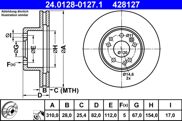 Brake Disc (24.0128-0127.1)