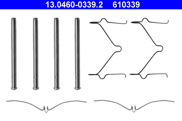 Accessory Kit, disc brake pad (13.0460-0339.2)