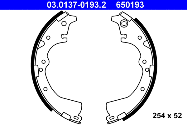 Brake Shoe Set (03.0137-0193.2)