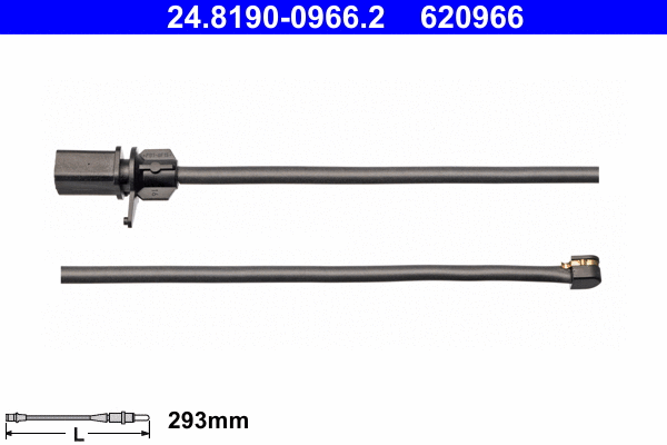 Warning Contact, brake pad wear (24.8190-0966.2)