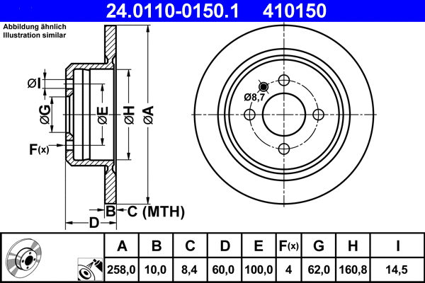 Brake Disc (24.0110-0150.1)