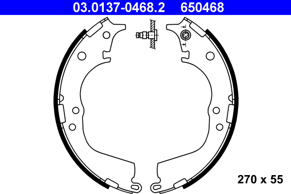 Brake Shoe Set (03.0137-0468.2)