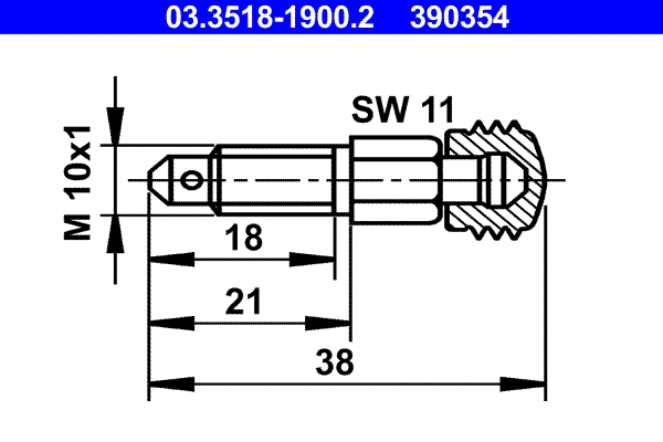 Breather Screw/Valve (03.3518-1900.2)