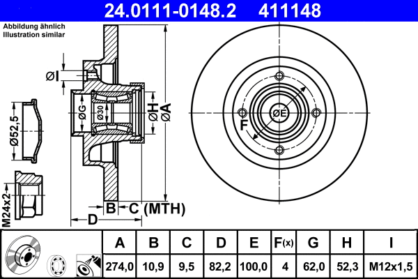 Brake Disc (24.0111-0148.2)