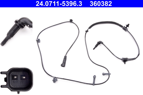 Sensor, wheel speed (24.0711-5396.3)