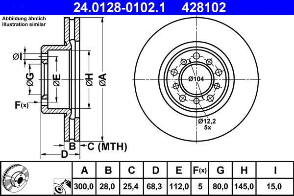 Brake Disc (24.0128-0102.1)