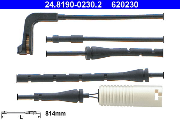 Warning Contact, brake pad wear (24.8190-0230.2)