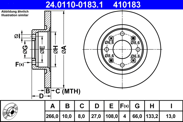 Brake Disc (24.0110-0183.1)