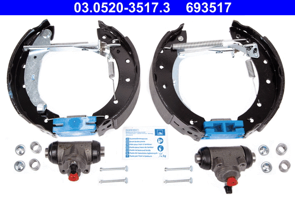 Brake Shoe Set (03.0520-3517.3)