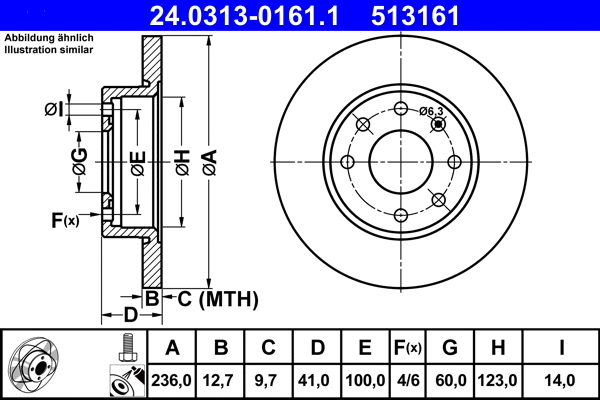 Brake Disc (24.0313-0161.1)