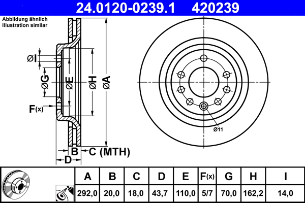 Brake Disc (24.0120-0239.1)