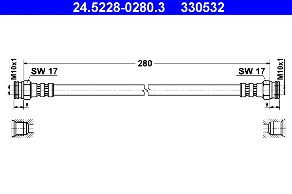 Brake Hose (24.5228-0280.3)