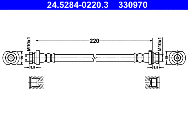 Brake Hose (24.5284-0220.3)
