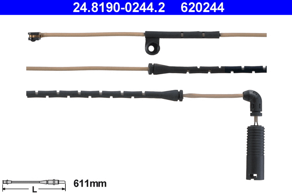Warning Contact, brake pad wear (24.8190-0244.2)