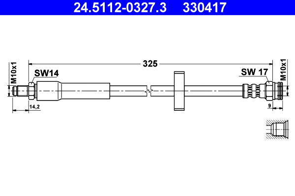 Brake Hose (24.5112-0327.3)