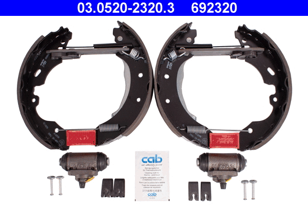 Brake Shoe Set (03.0520-2320.3)