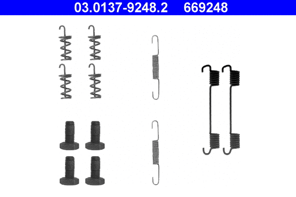 Accessory Kit, parking brake shoes (03.0137-9248.2)