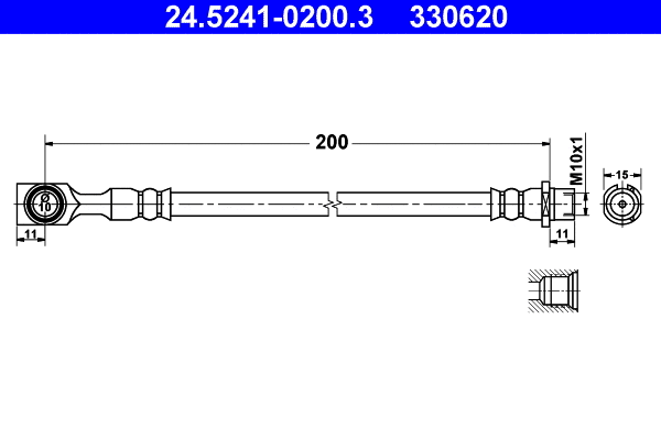 Brake Hose (24.5241-0200.3)