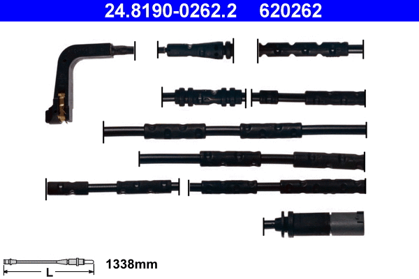 Warning Contact, brake pad wear (24.8190-0262.2)