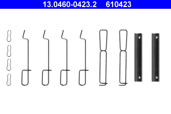 Accessory Kit, disc brake pad (13.0460-0423.2)