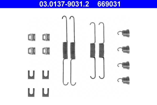 Accessory Kit, brake shoes (03.0137-9031.2)