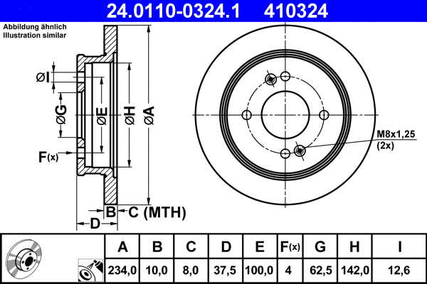 Brake Disc (24.0110-0324.1)