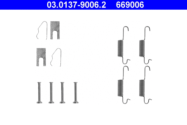 Accessory Kit, brake shoes (03.0137-9006.2)