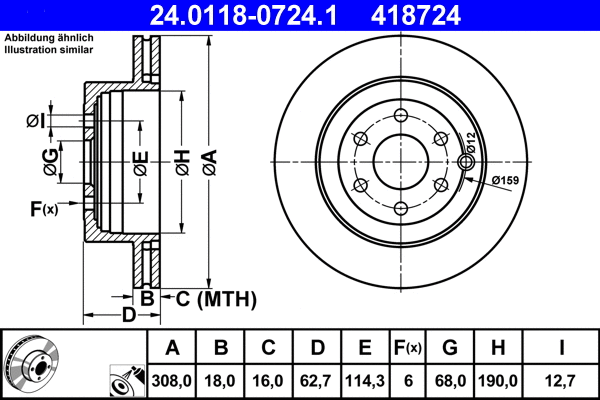 Brake Disc (24.0118-0724.1)